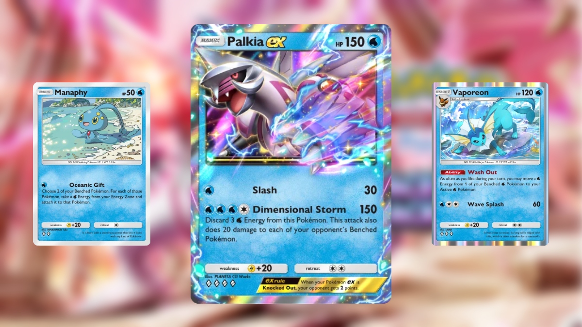 ポケモンTCGポケットで最高のパルキア元デッキ