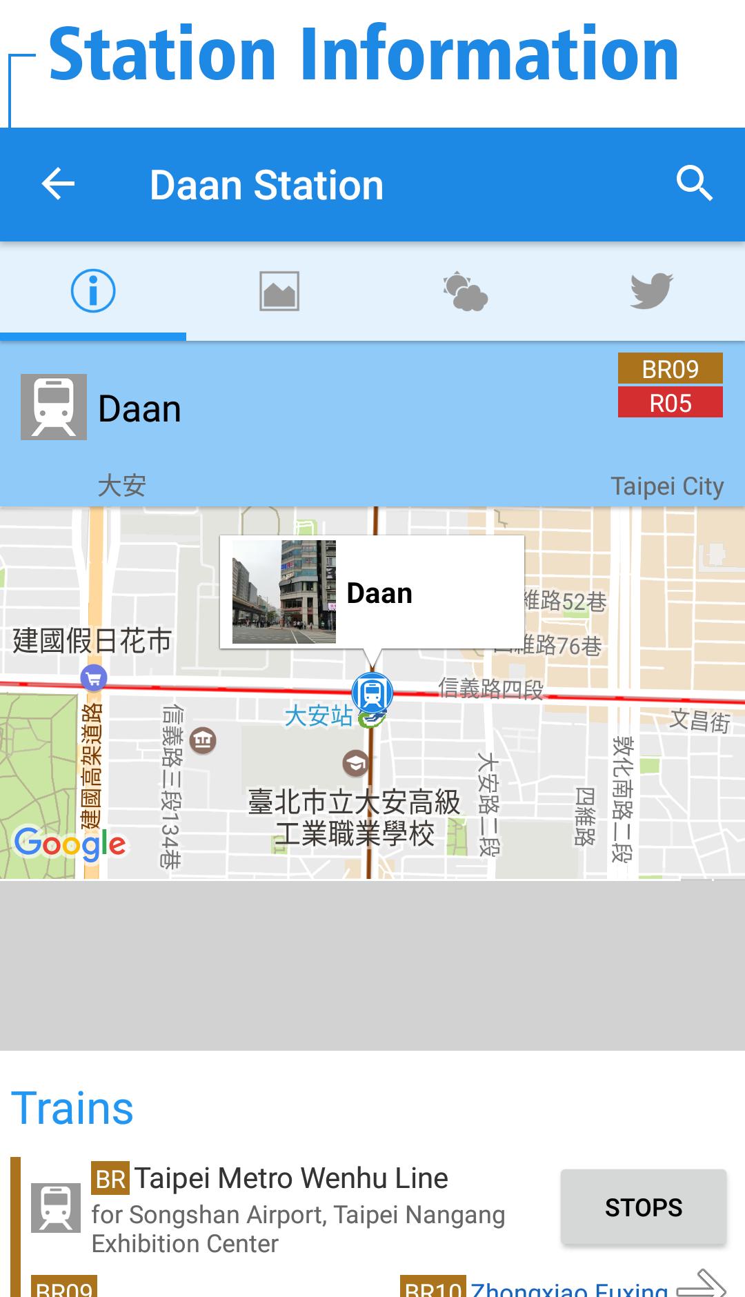 Taiwan Rail Map
