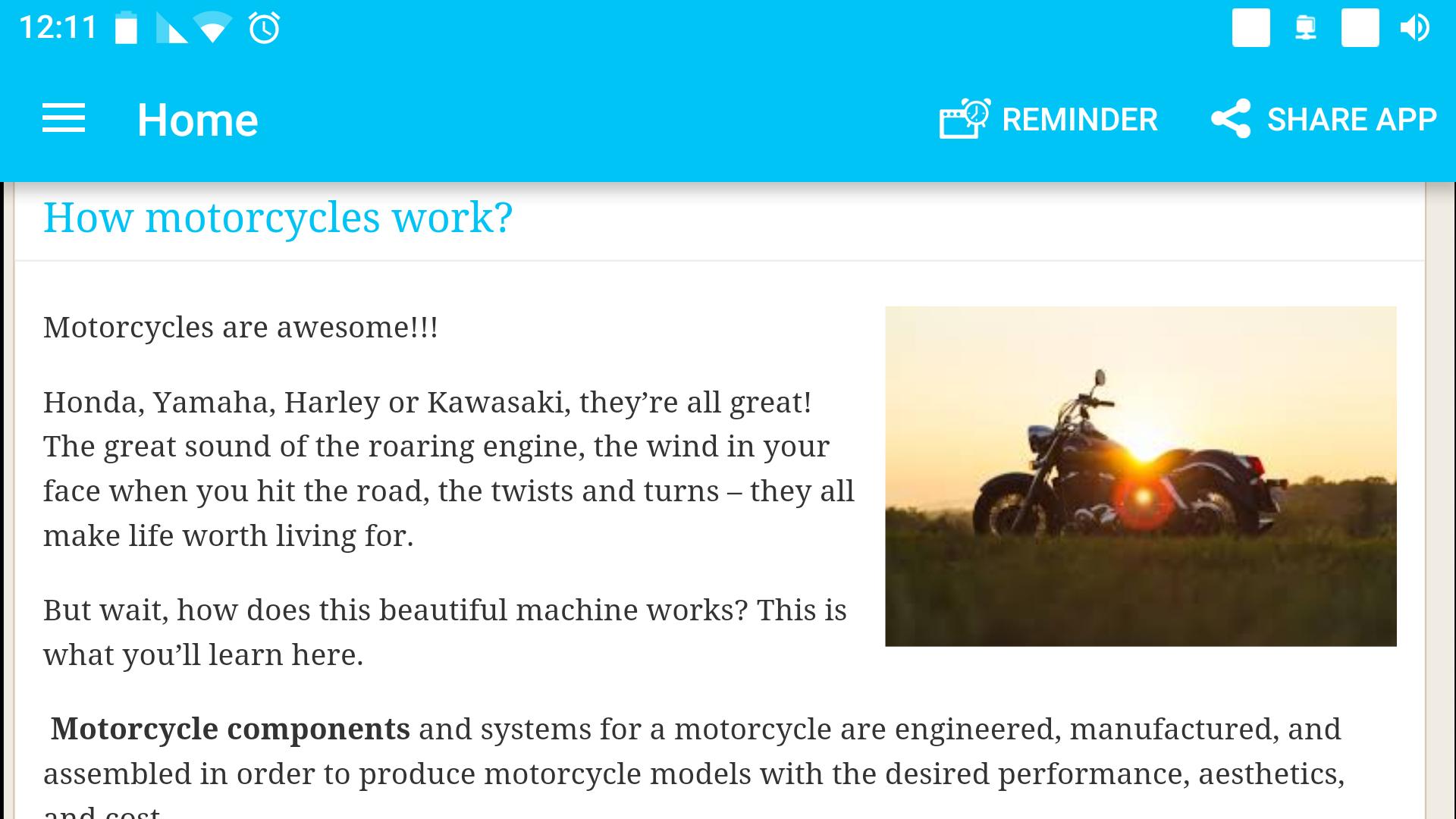 The Art of Motorcycle Maintenance