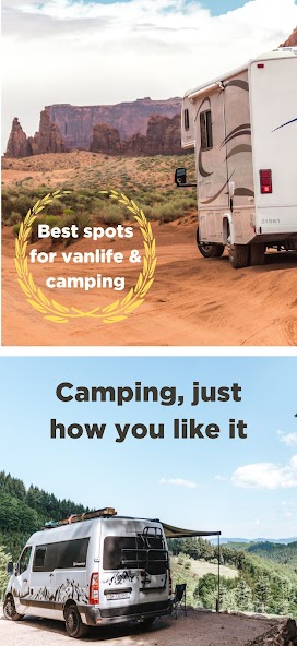 Camping App: StayFree Vanlife