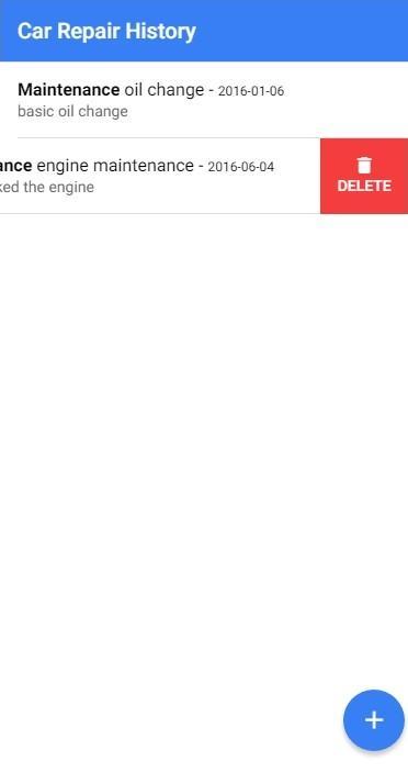 Car Repair History