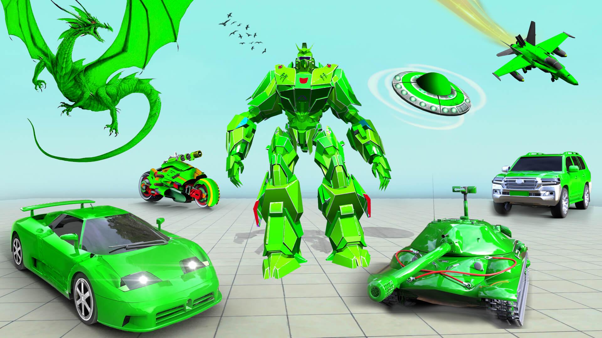 Flying Dragon Transform Robot