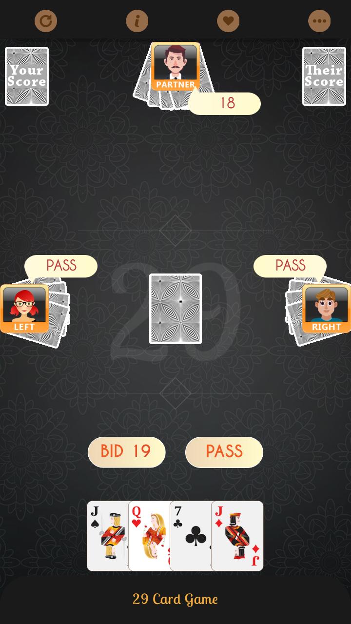 29 card game free