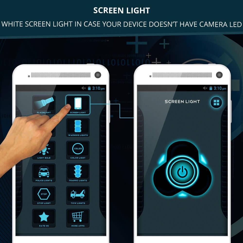 LED Flashlight + Police Sirens