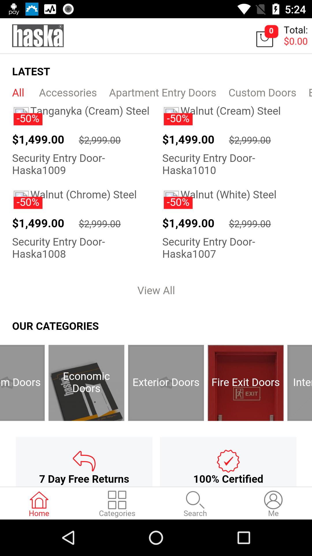 Haska Steel Doors