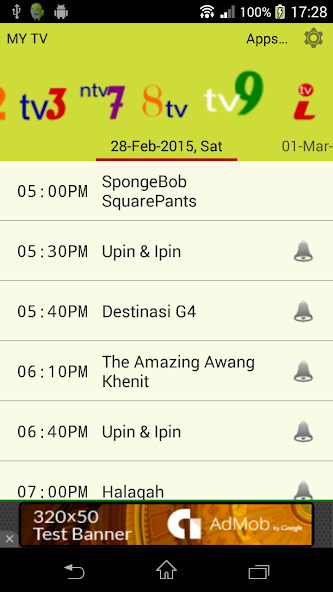Malaysia TV Guide v2