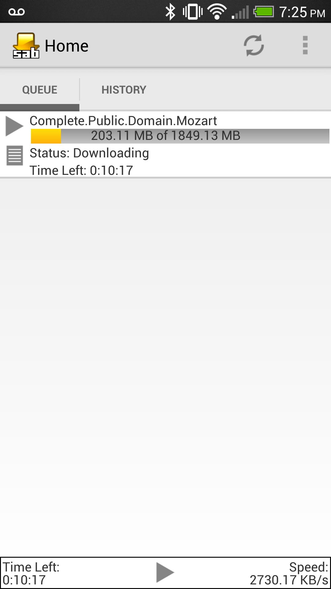 SABNZBDroid