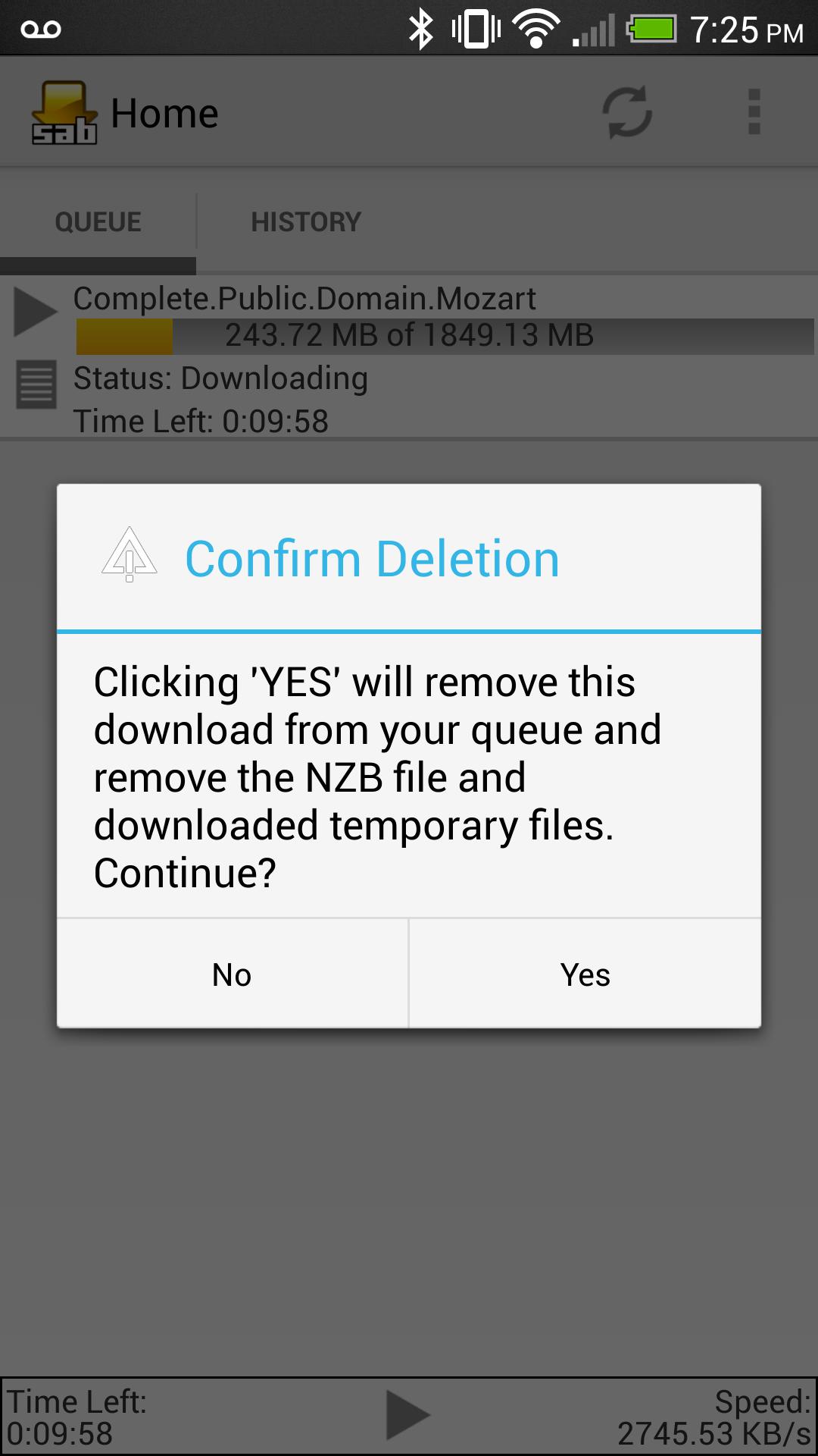 SABNZBDroid