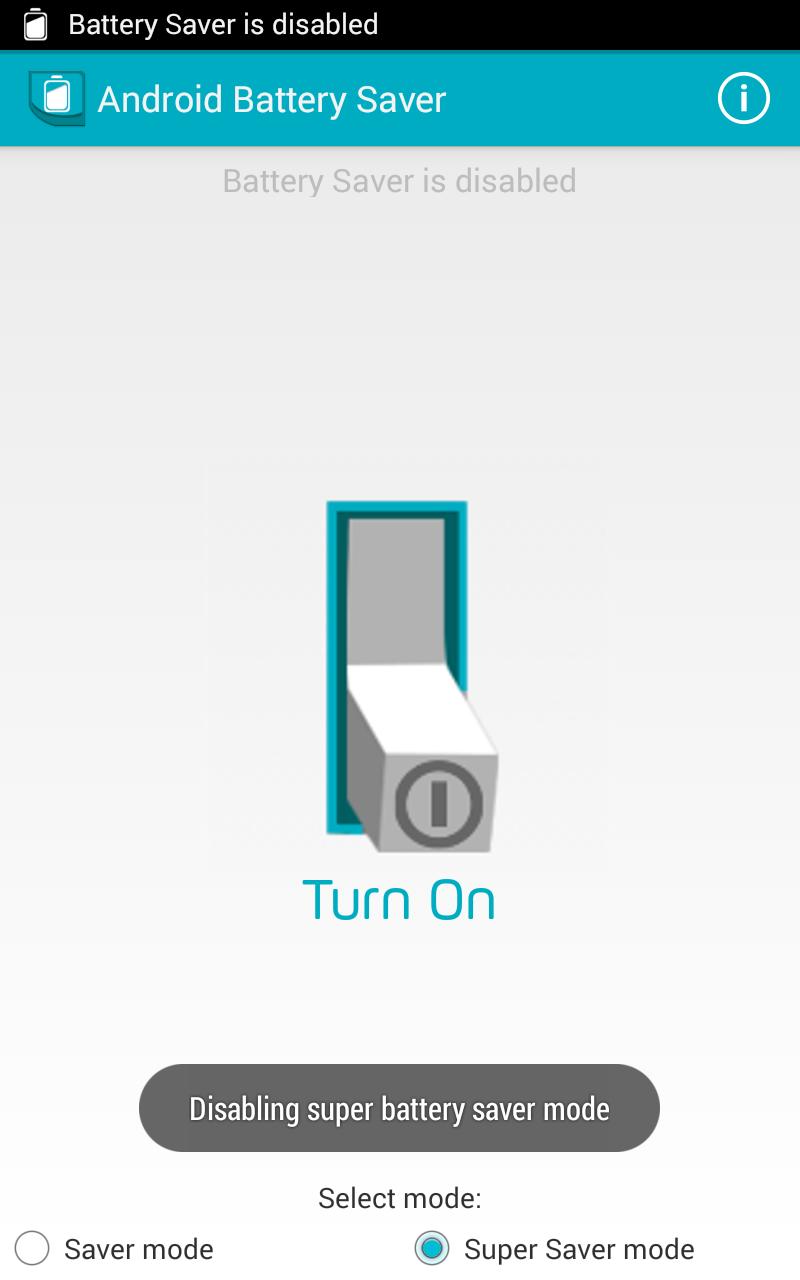 Smart Battery Saver