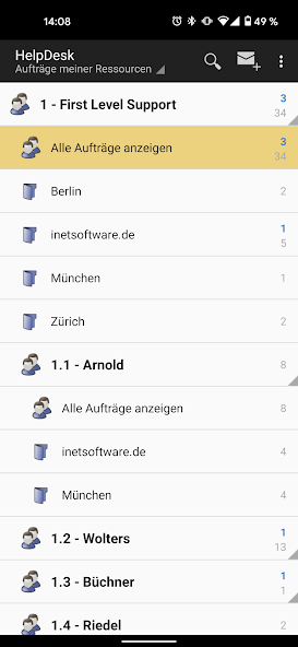 i-net HelpDesk Mobile
