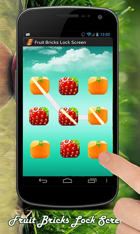 Fruit Bricks Lock Screen