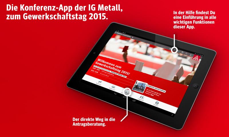 IG Metall Konferenz-App