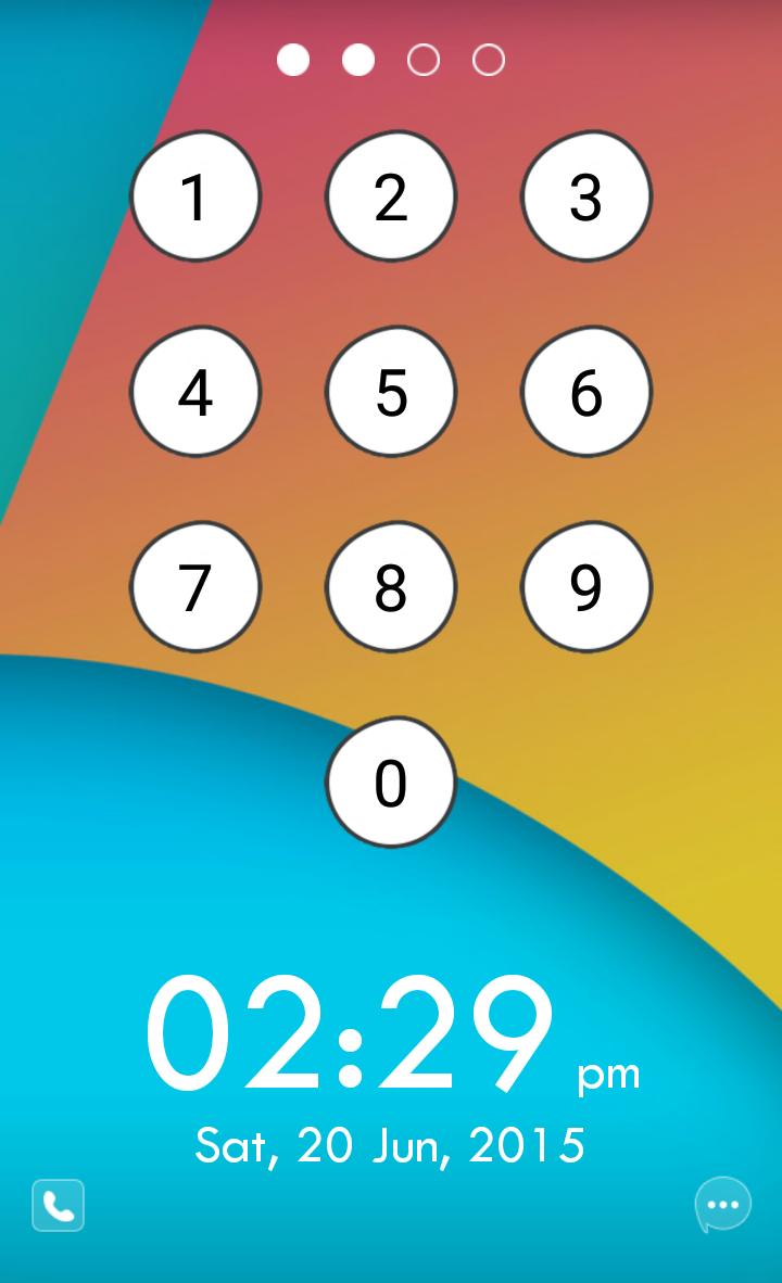 Mustache Lock Screen