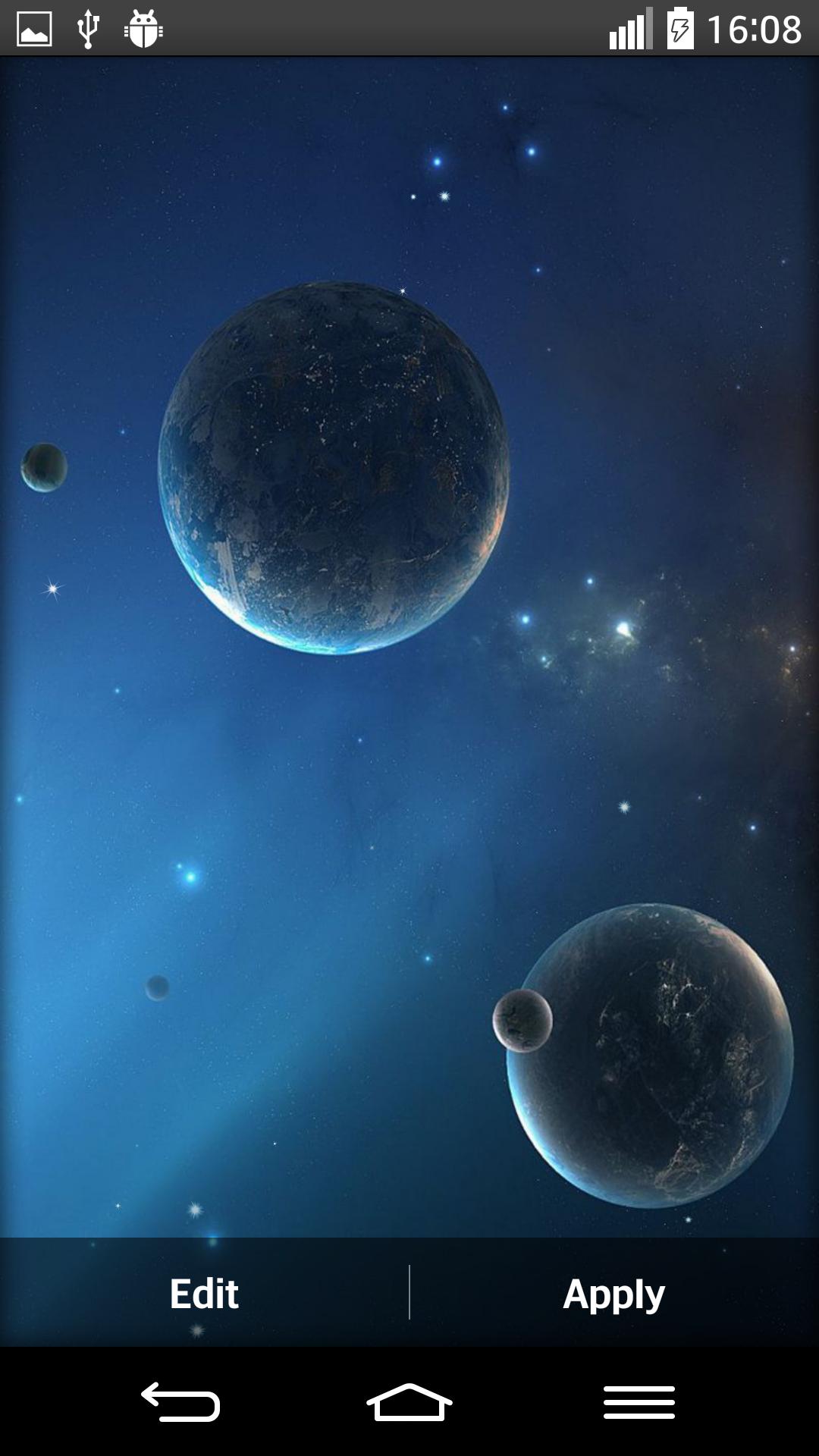 Space Planets Live Wallpaper
