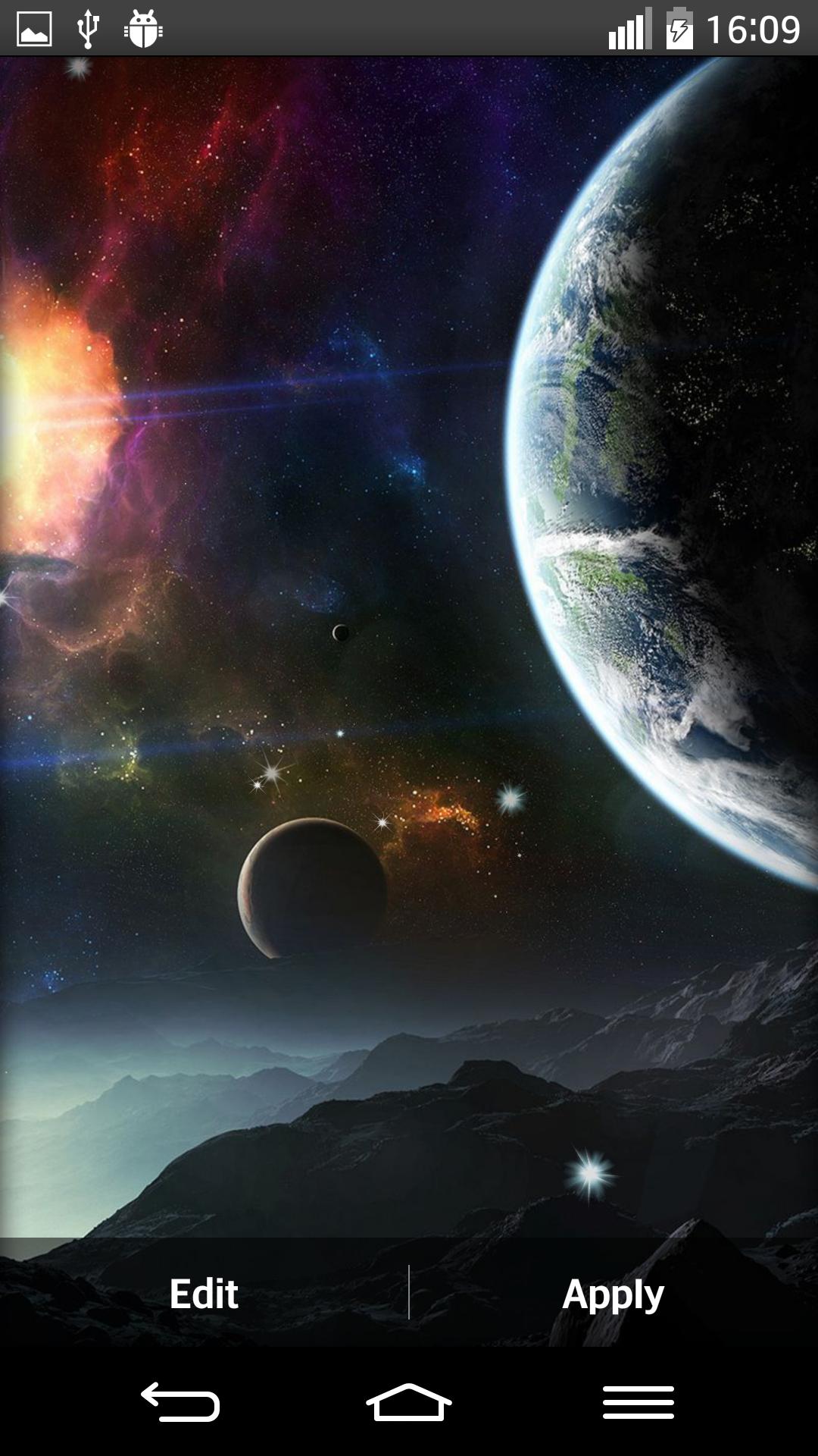 Space Planets Live Wallpaper