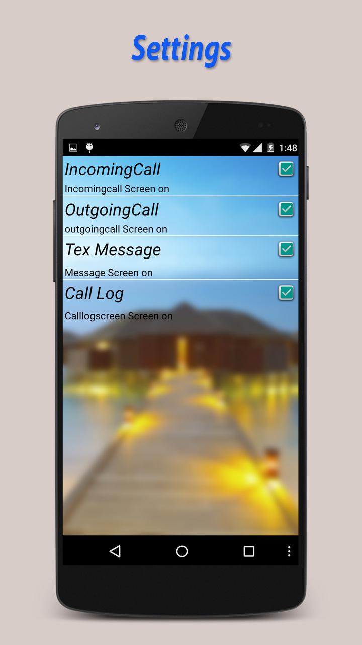 Custom HD Caller Screen