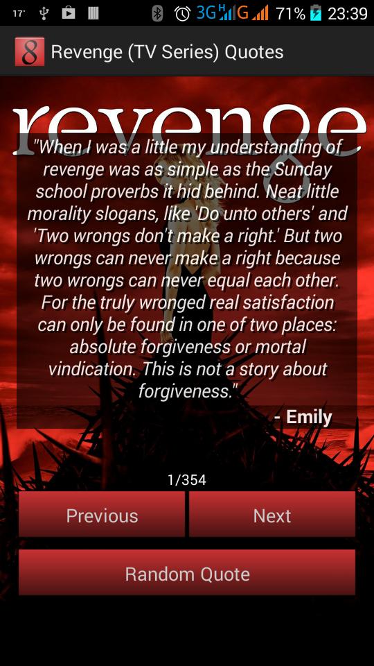 Revenge (TV Series) Quotes