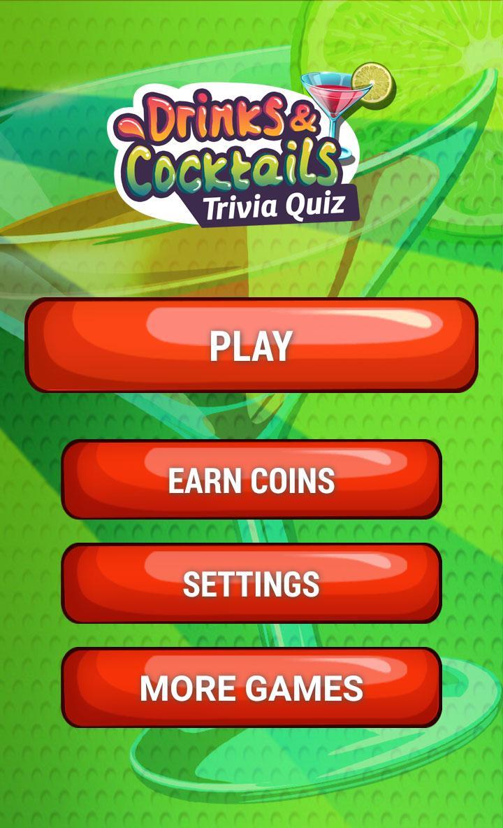 Drinks & Cocktails Trivia Quiz