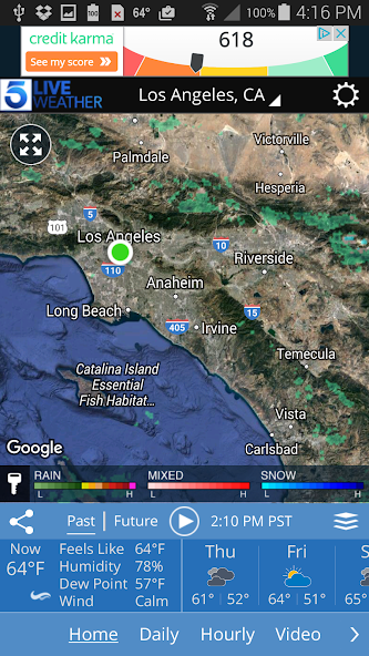 KTLA Los Angeles Weather