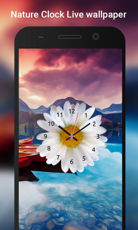 Nature Clock Live wallpaper