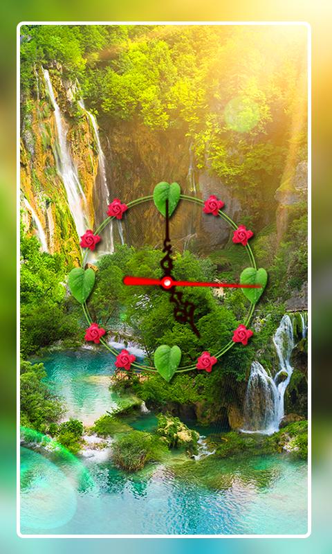 Nature Clock Live wallpaper