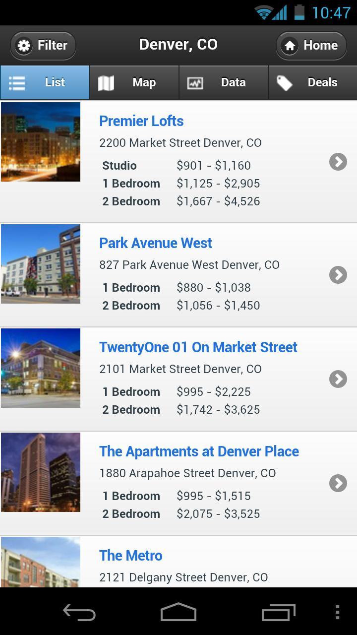 MyApartmentMap Apartments Tool