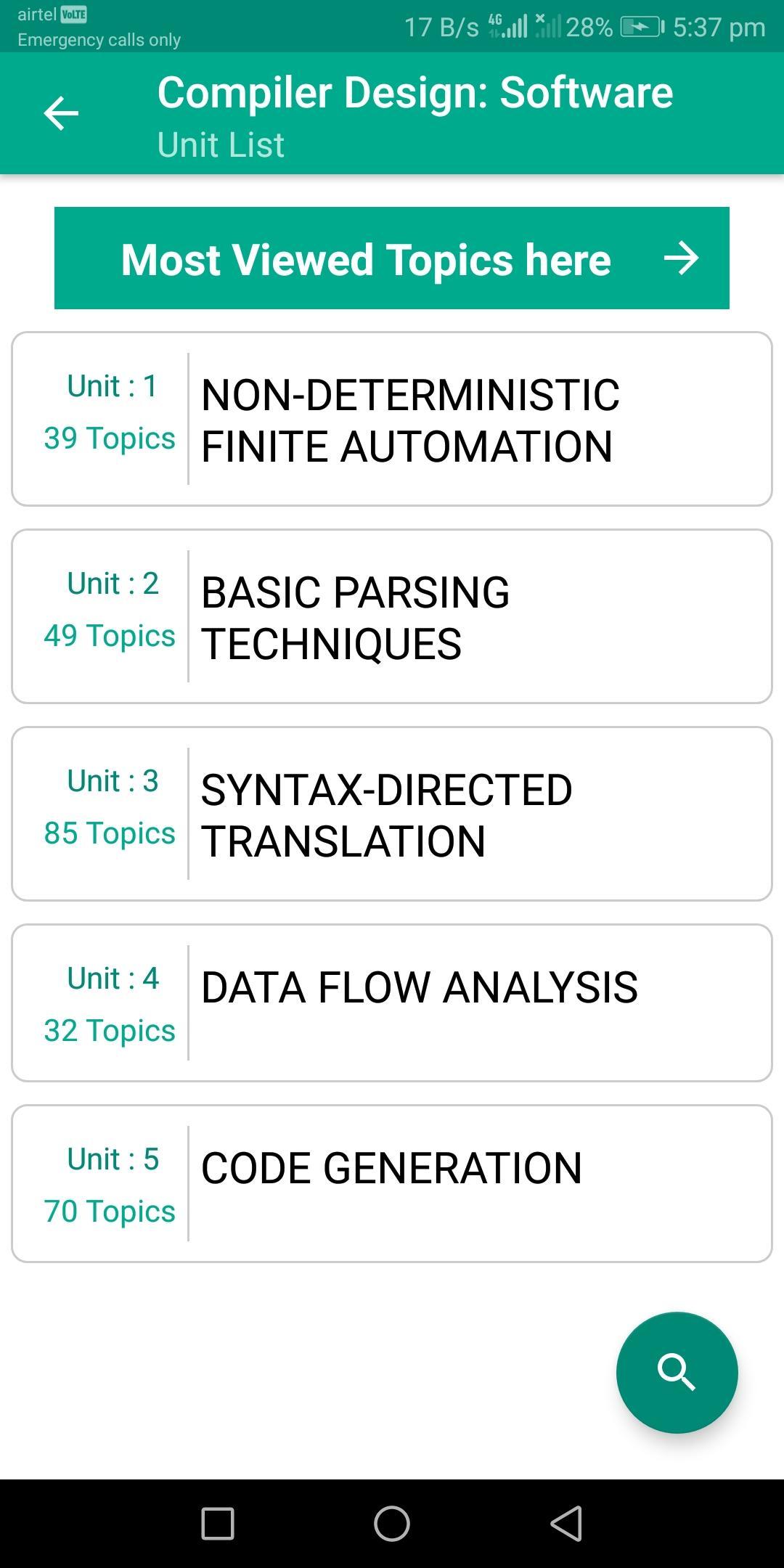 Compiler Design: Software
