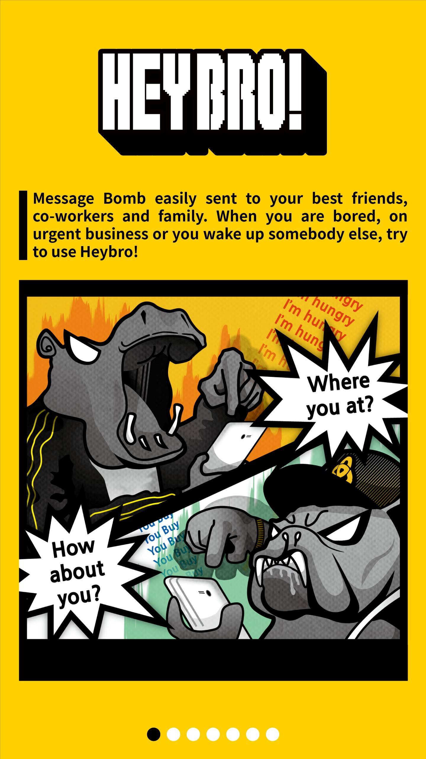 HEYBRO : Message Bomb SNS