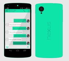 EvolveSMS Theme Minty Hangouts