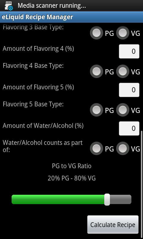 eLiquid Recipe Manager Lite