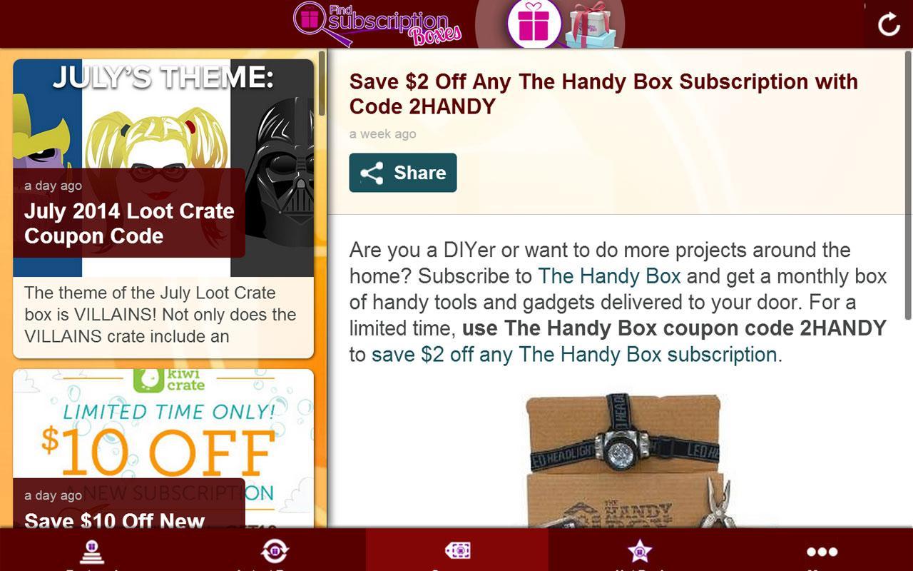 Find Subscription Boxes