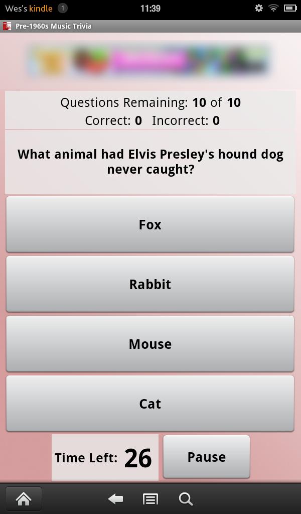 Pre-1960s Music Trivia