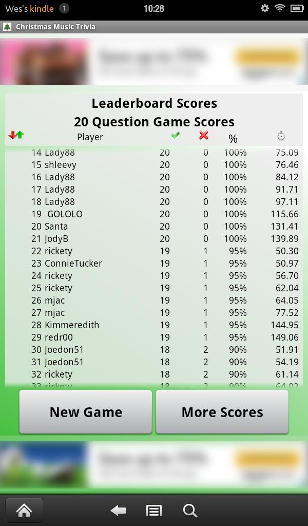 Christmas Music Trivia