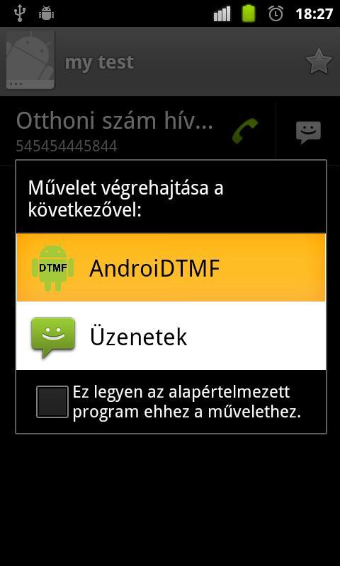 DTMF Dialer for Android