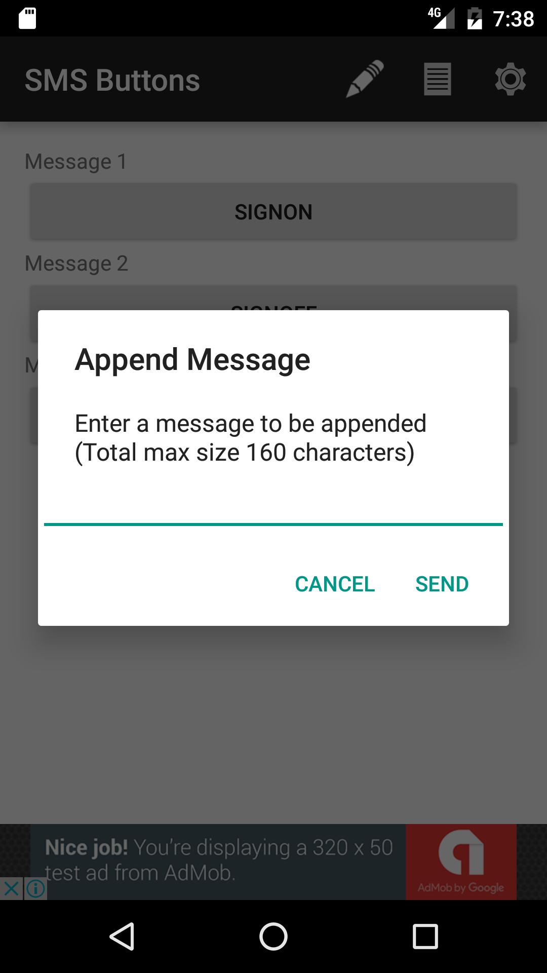 SMS Buttons - Auto Templates
