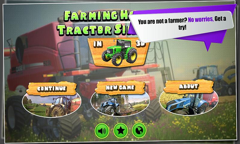 Farm Harvest Tractor Simulator