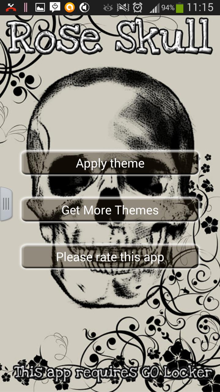 Rose Skull for GO Locker