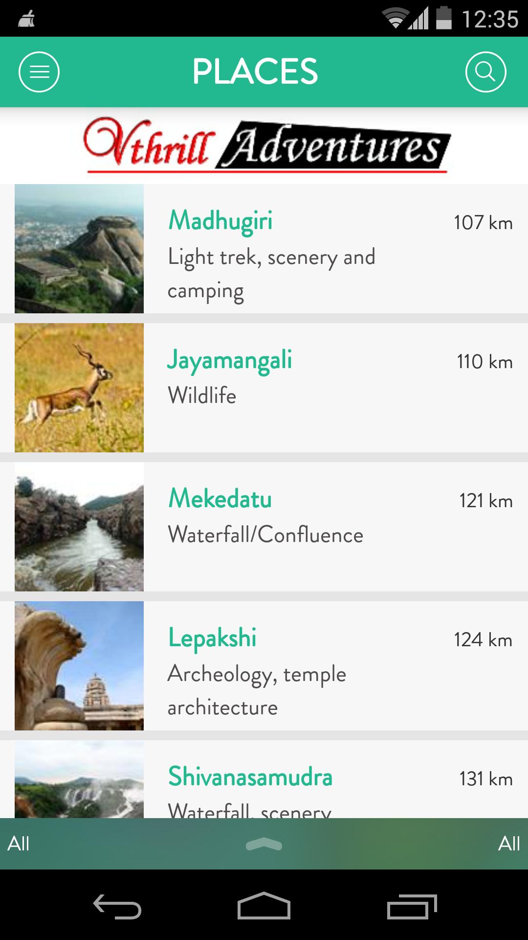 One Day Outing - Bangalore