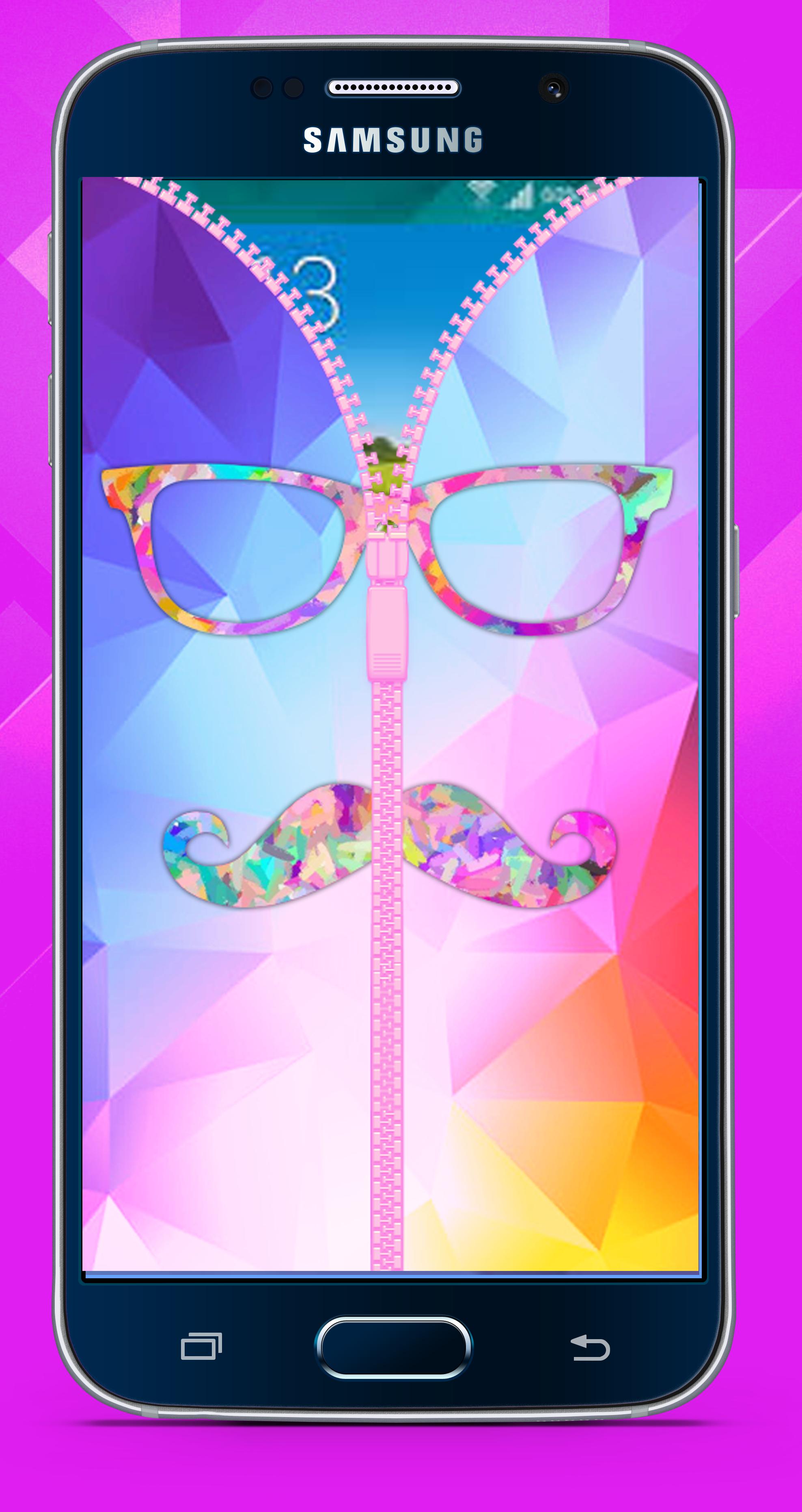 Wallpaper Hipster Zipper Lock