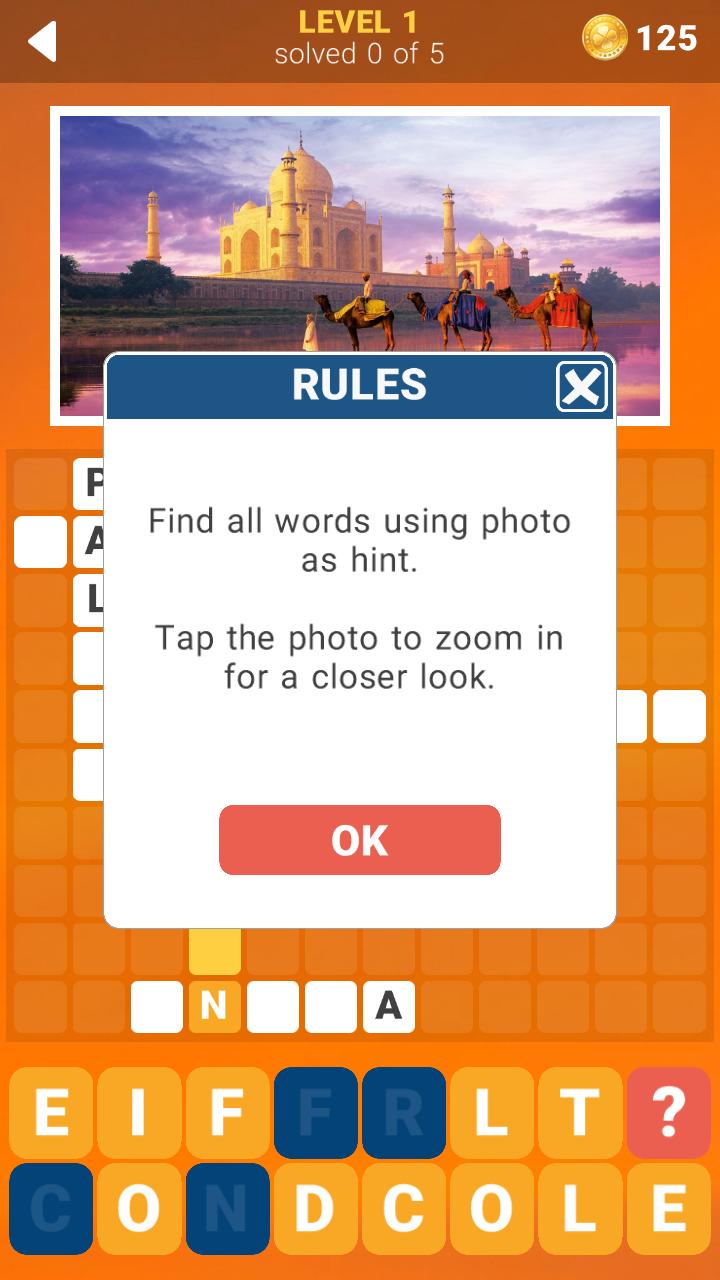 135 Photo Crosswords