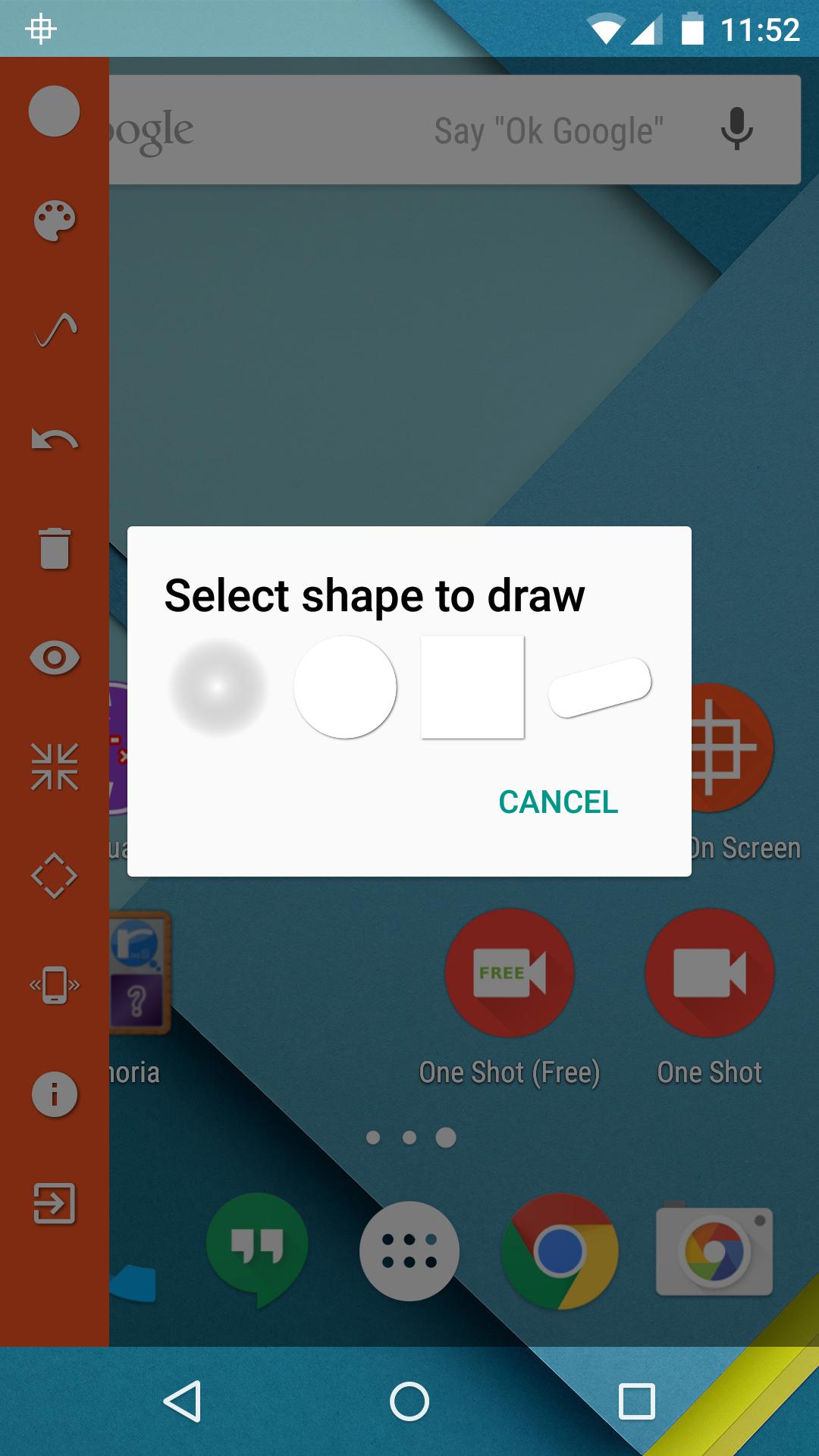 Draw on screen