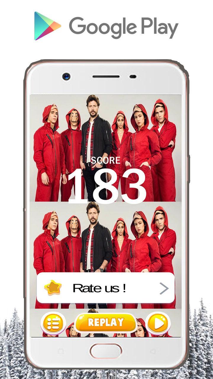 La Casa De Papel Piano Tiles