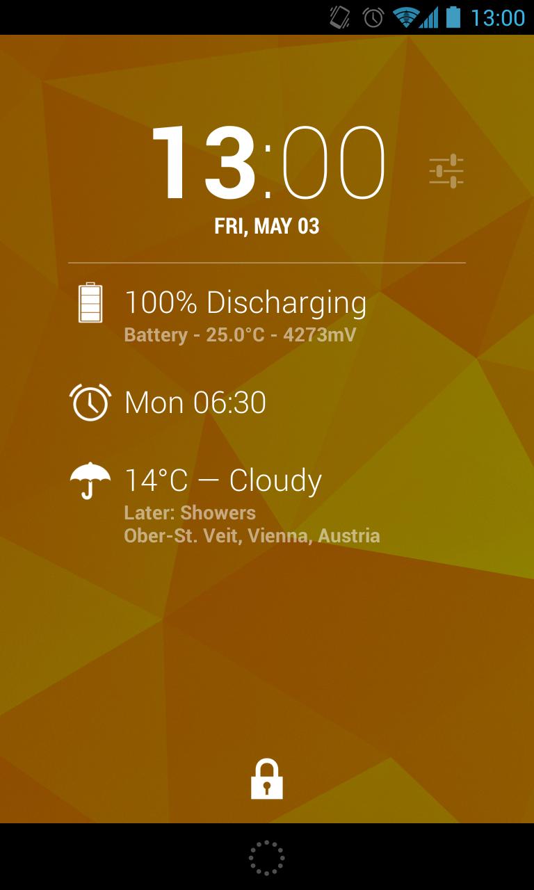 Dashclock Battery Widget