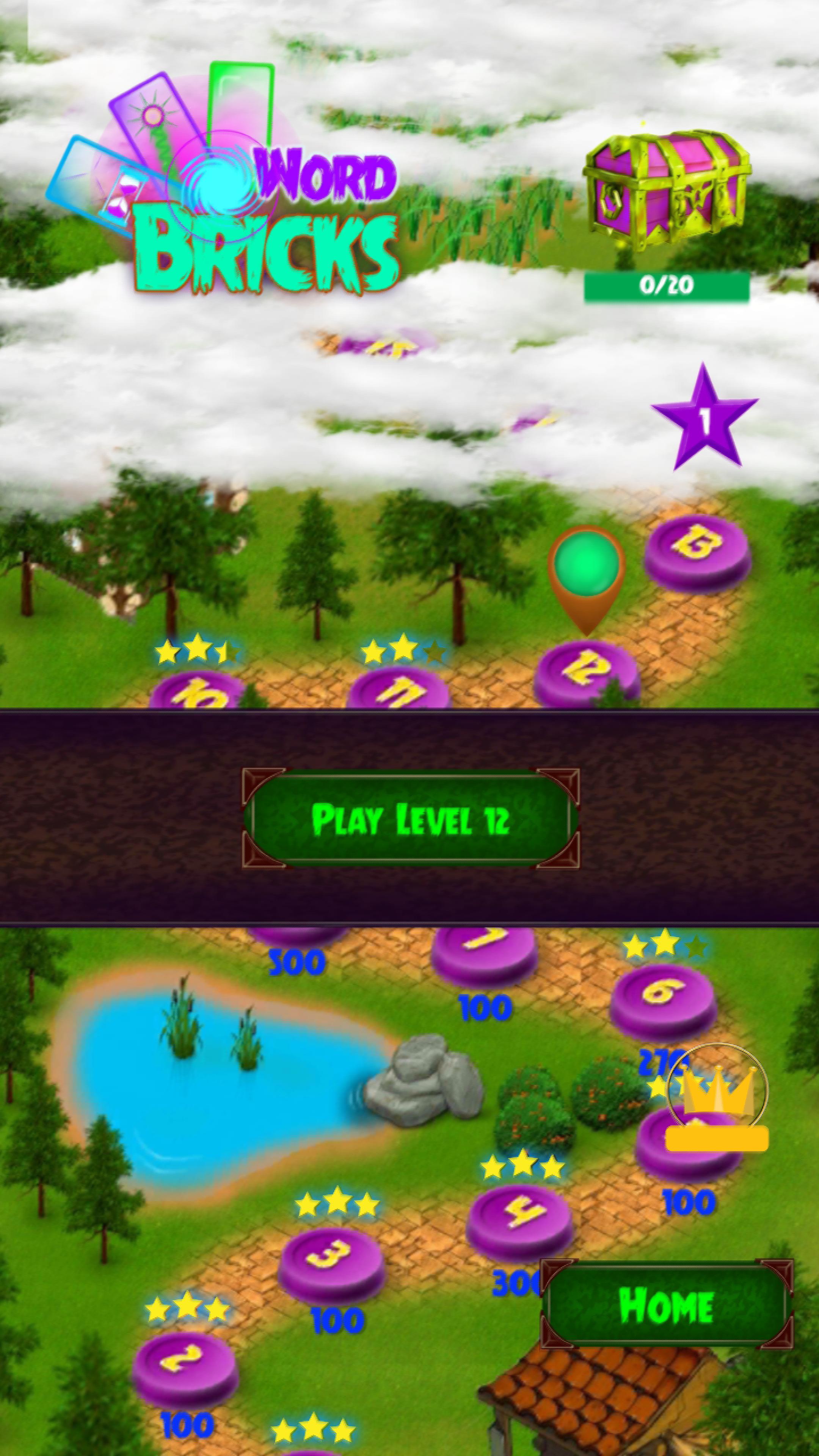 Brick Crush Quest - Word Finde