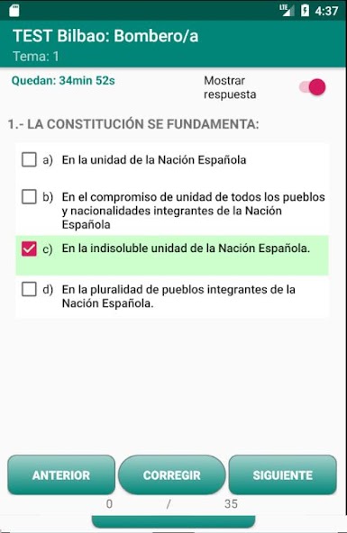 Bilbao Bateria Test OPE