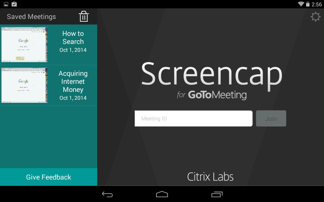 Screencap for GoToMeeting