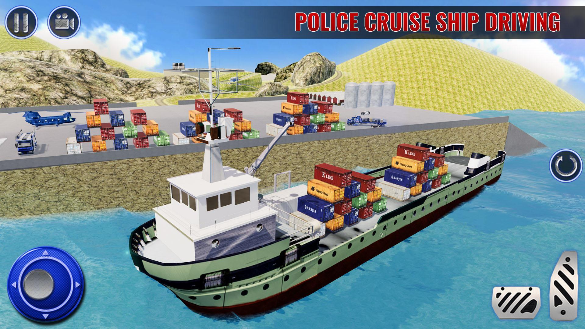 US Police Cruise Ship Transport Driving Simulator