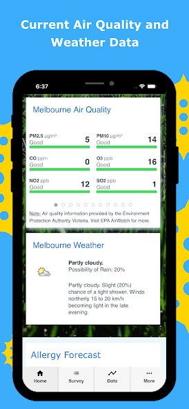 Melbourne Pollen Count