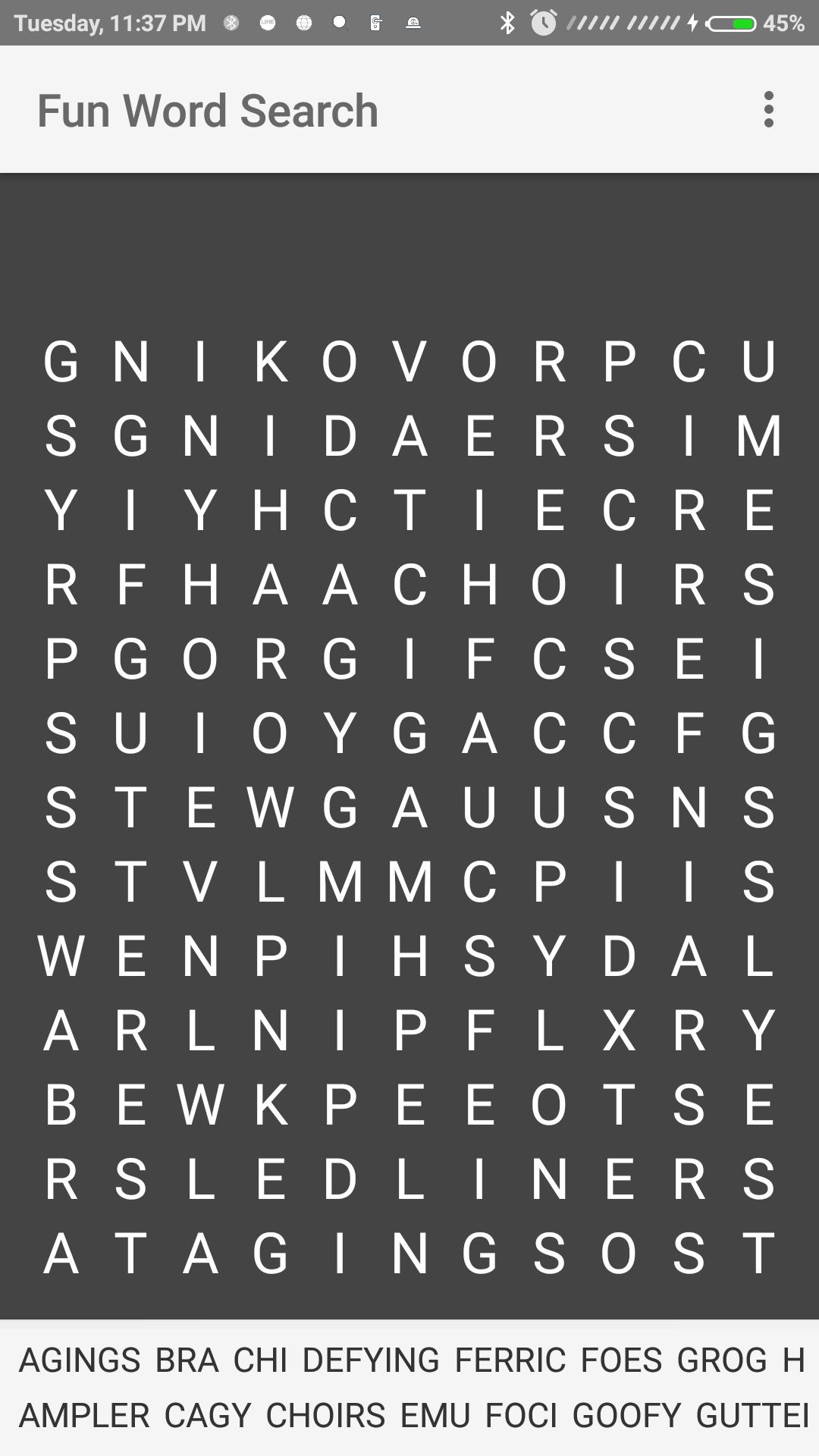Fun Word Search 2019