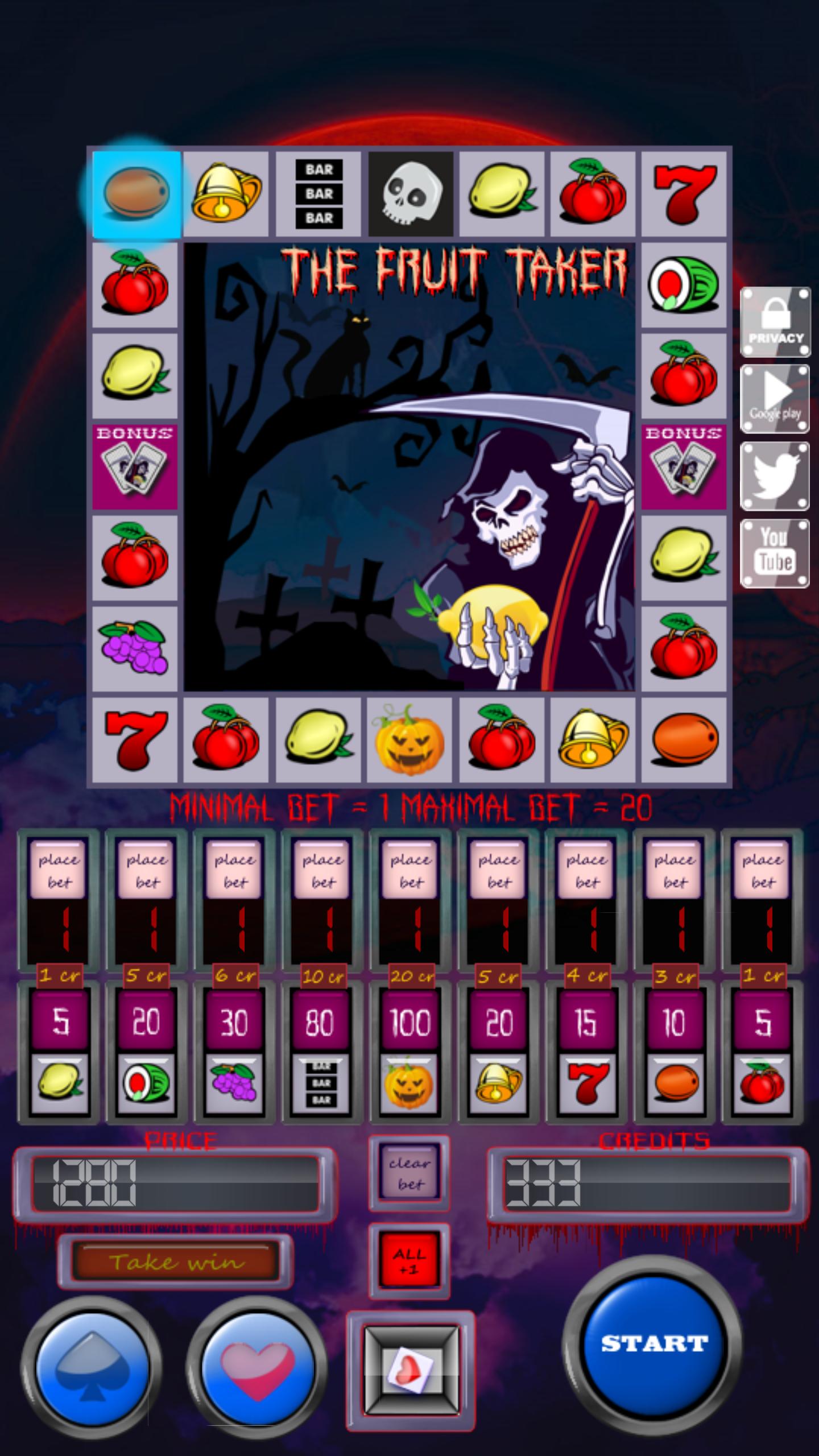 The Fruit Taker slot machine